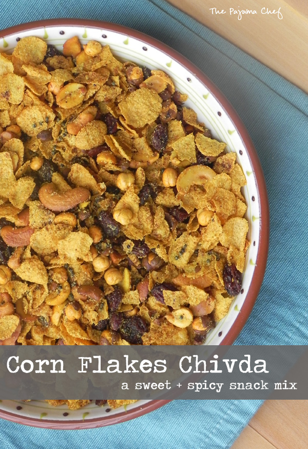 Corn Flakes Chivda | thepajamachef.com