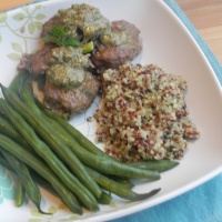 Mystery Dish: Minty Turkey Meatballs with Quinoa + Cookbook Giveaway