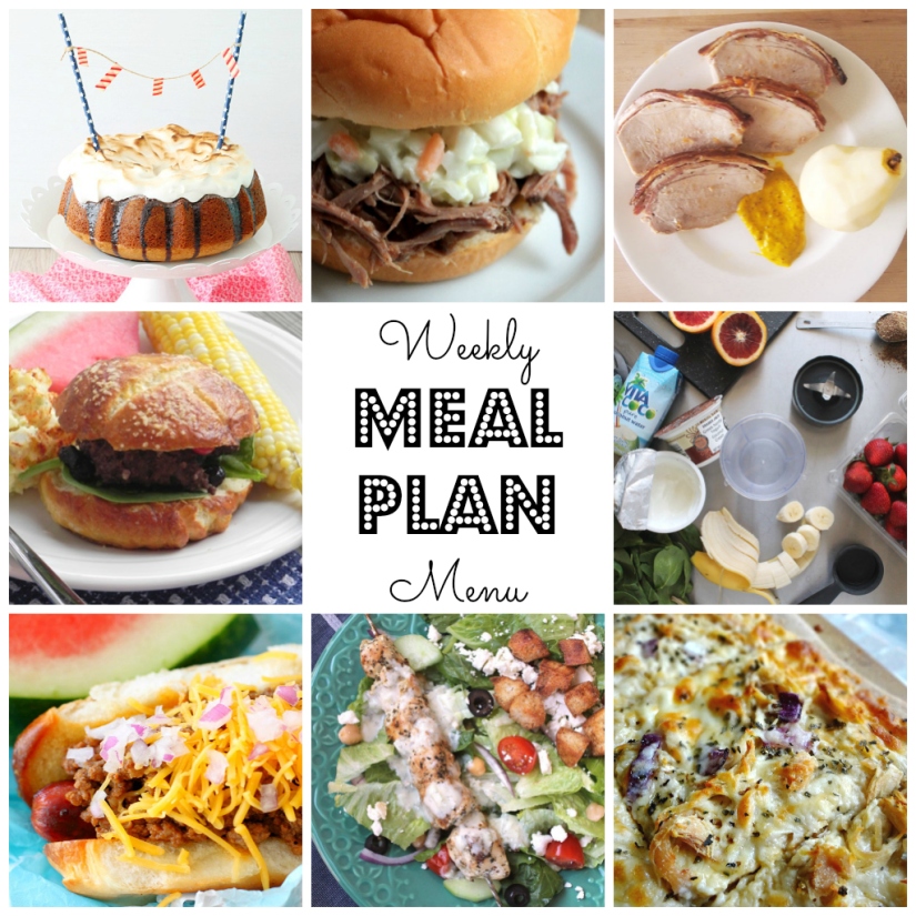 Weekly Meal Plan - lots of great eats for the week ahead via thepajamachef.com and other great bloggers!