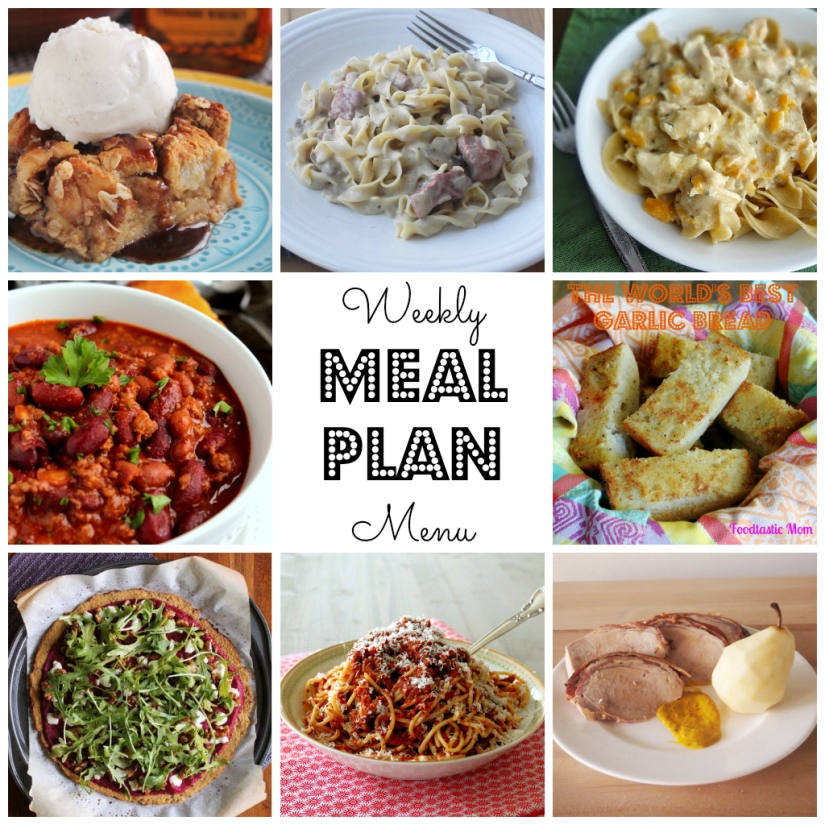 Weekly Meal Plan - lots of great eats for the week ahead via thepajamachef.com and other great bloggers!